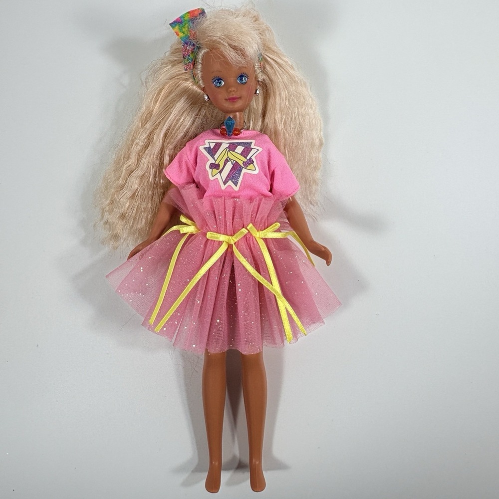 1991 Mattel Pet Pals Skipper Cool Top Teen Sister Of Barbie Blonde Doll 10in